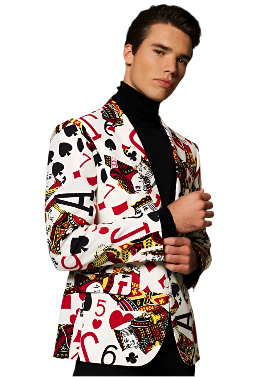 Carnavalsjas Colbert Heren Kings of Clubs - OppoSuits - Festivales