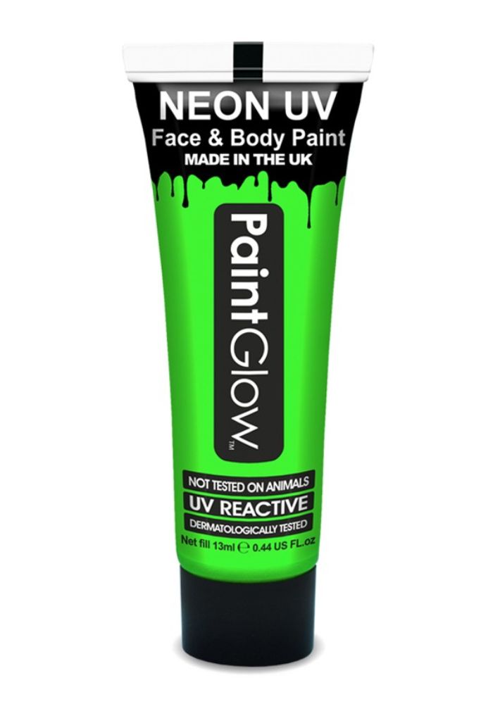 Face & Body 10ml Neon UV Groen - Festivales