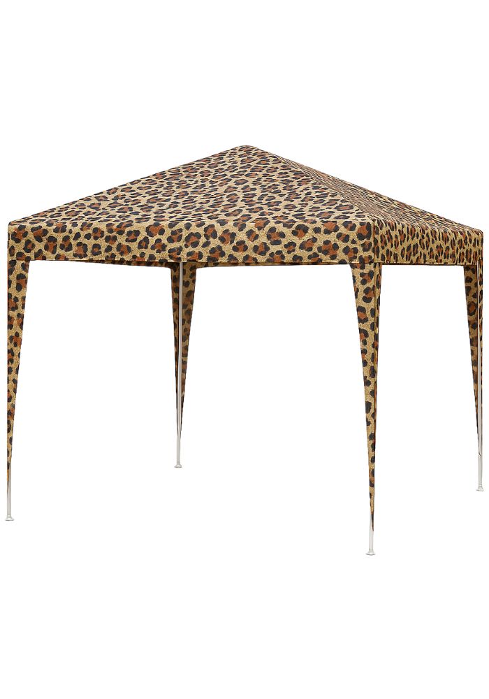 Festival Camping Partytent - 3x3m - Panter Print - Festivales