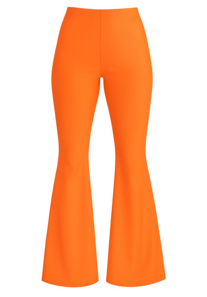 Flared Broek Neon Oranje - Festivales