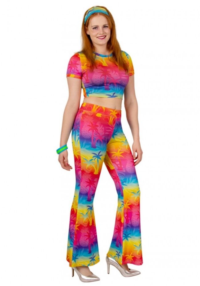 Flared Broek Tropicana - Festivales