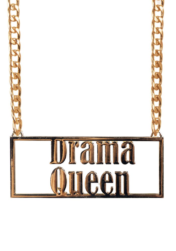 Ketting Met Hanger 'Drama Queen' - Festivales