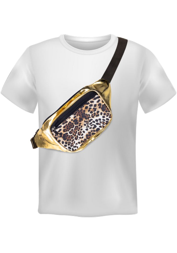 Heuptasje Panter Print Met Goud - Festivales
