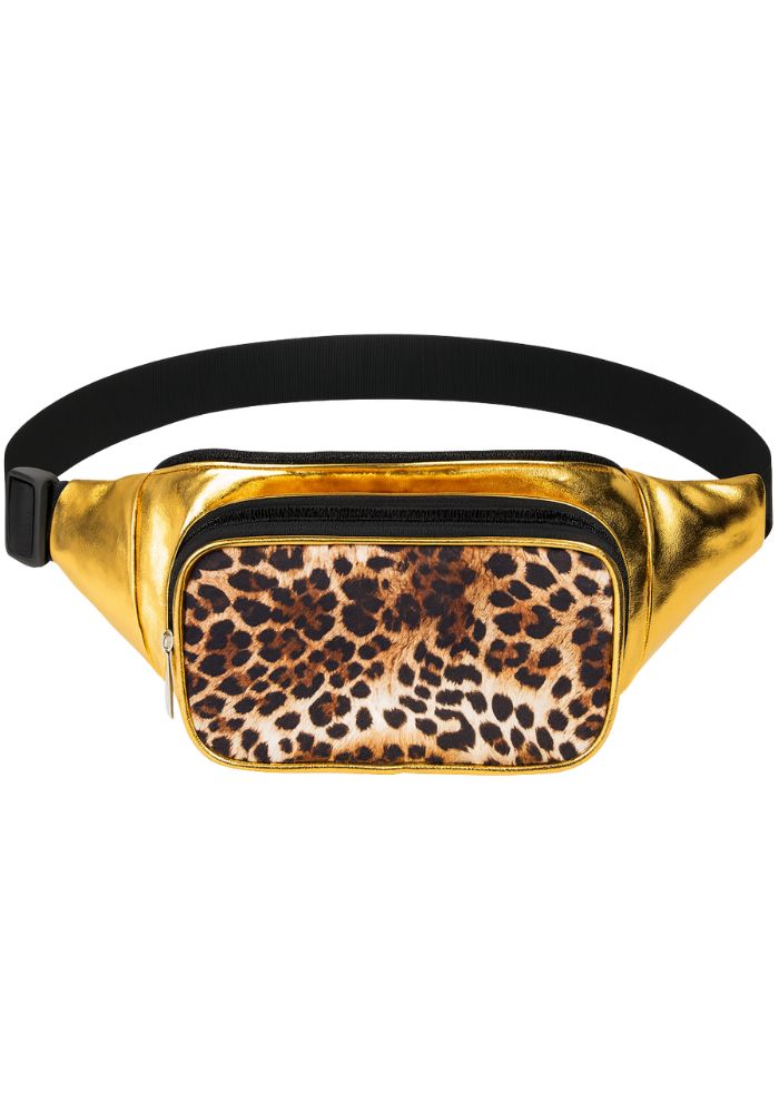 Heuptasje Panter Print Met Goud - Festivales