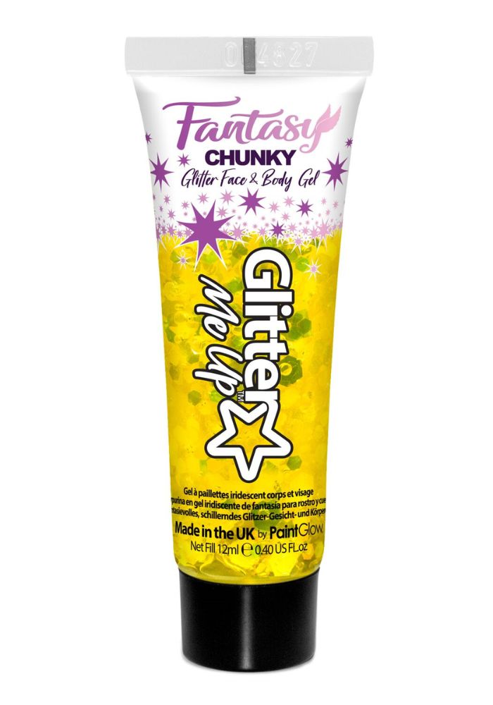 Fantasy Chunky Glitter Gel 12ml Golden Griffin - Festivales