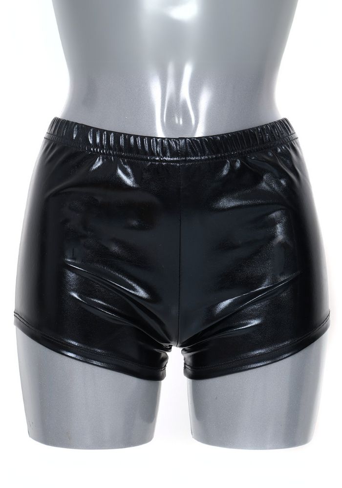 Hotpants Metallic Zwart