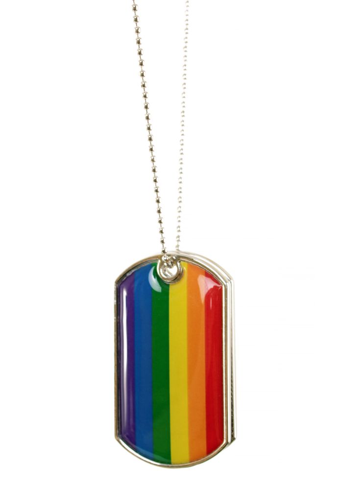 Ketting Dogtag Regenboog - Festivales