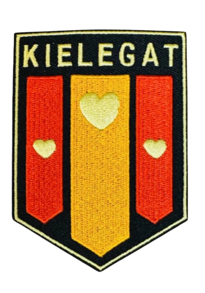 Schild Met Hartjes - Kielegat Embleem - Festivales