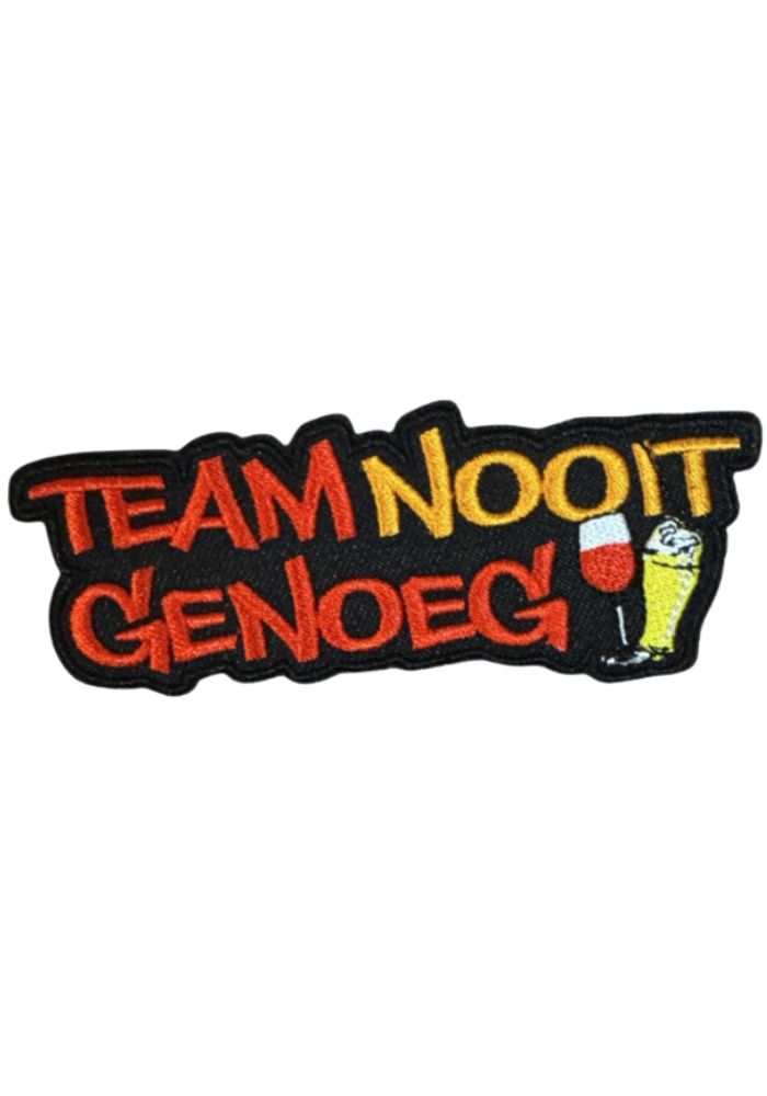 Team Nooit Genoeg - Kielegat Embleem - Festivales