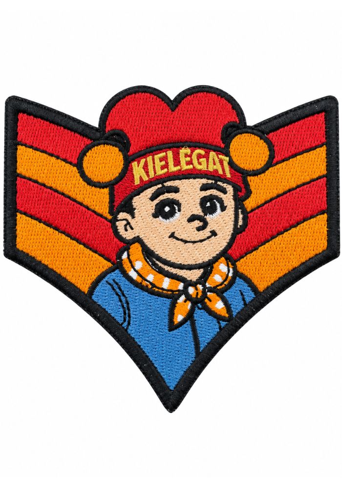 Rangstrepen Met Persoon - Kielegat Embleem - Festivales