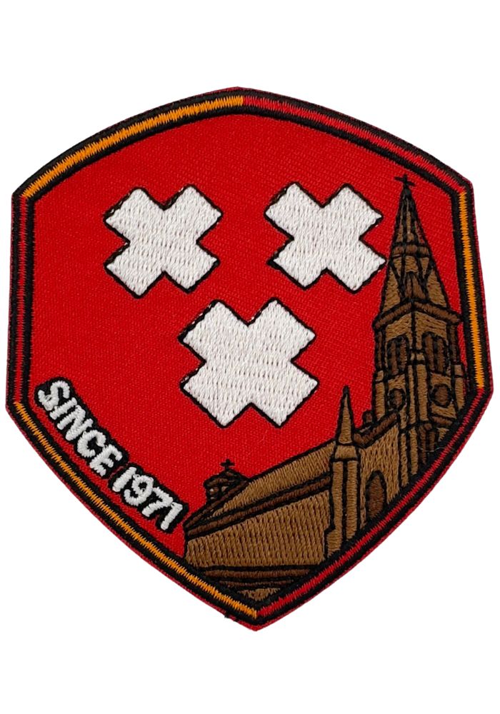 Badge Vlag En Kerk - Kielegat Embleem - Festivales