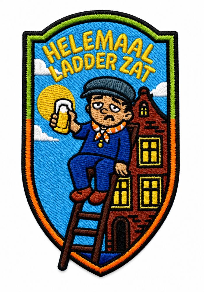 Helemaal Ladder Zat - Kruikenstad Embleem - Festivales