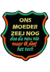 Ons Moeder Zeej Nog - Kruikenstad Embleem - Festivales