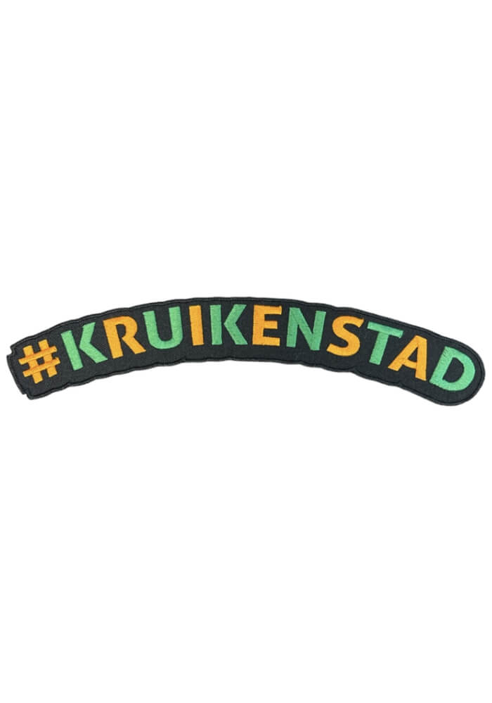 #tekst Tilburg - Kruikenstad Rugembleem - Festivales