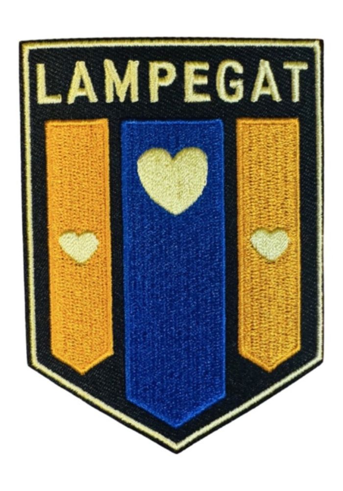 Badge Met Hartjes - Lampegat Embleem - Festivales