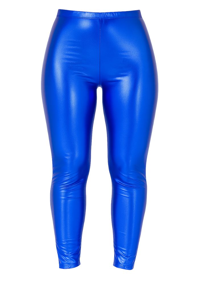 Legging Metallic Blauw - Festivales