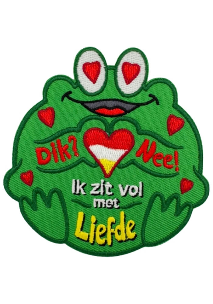 Dik? Nee! Ik Zit Vol Met Liefde - Oeteldonk Embleem - Festivales