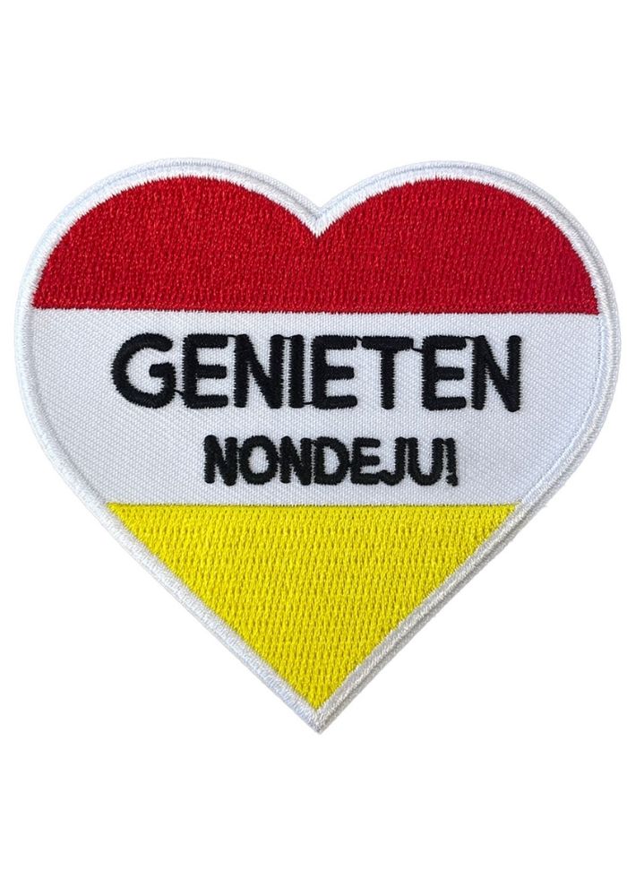 Hartje Quote Genieten Nondeju! - Oeteldonk Embleem - Festivales