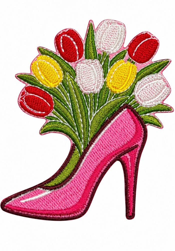 Hoge Hak Met Tulpen - Oeteldonk Embleem - Festivales