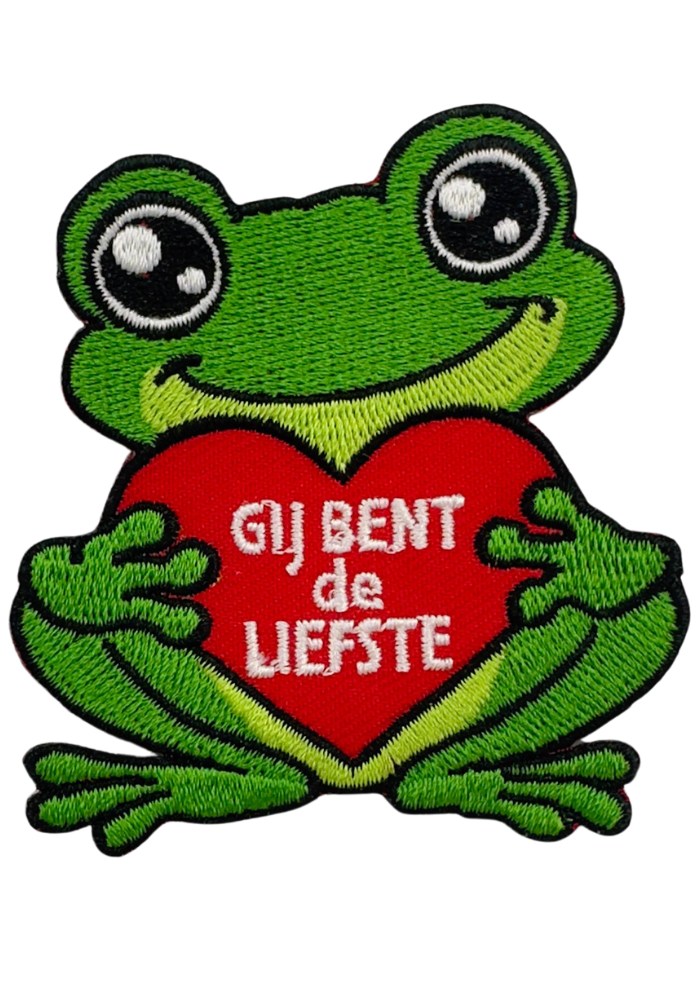 Kikker Met Hartje Liefste - Oeteldonk Embleem - Festivales