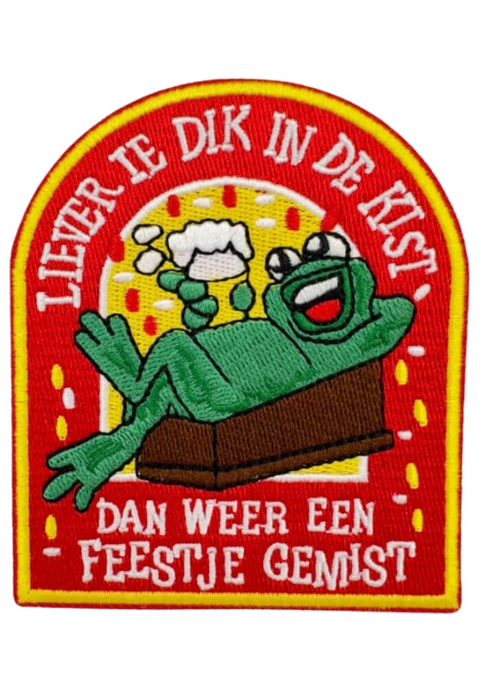 Liever Te Dik In De Kist - Oeteldonk Embleem - Festivales