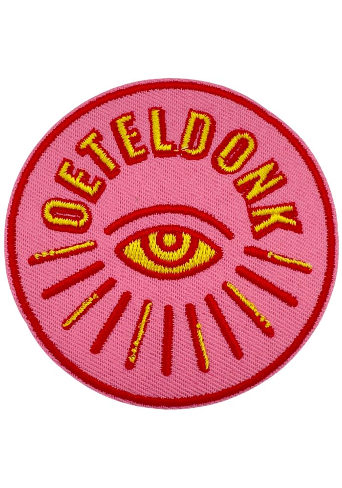 Oeteldonk embleem roze oog