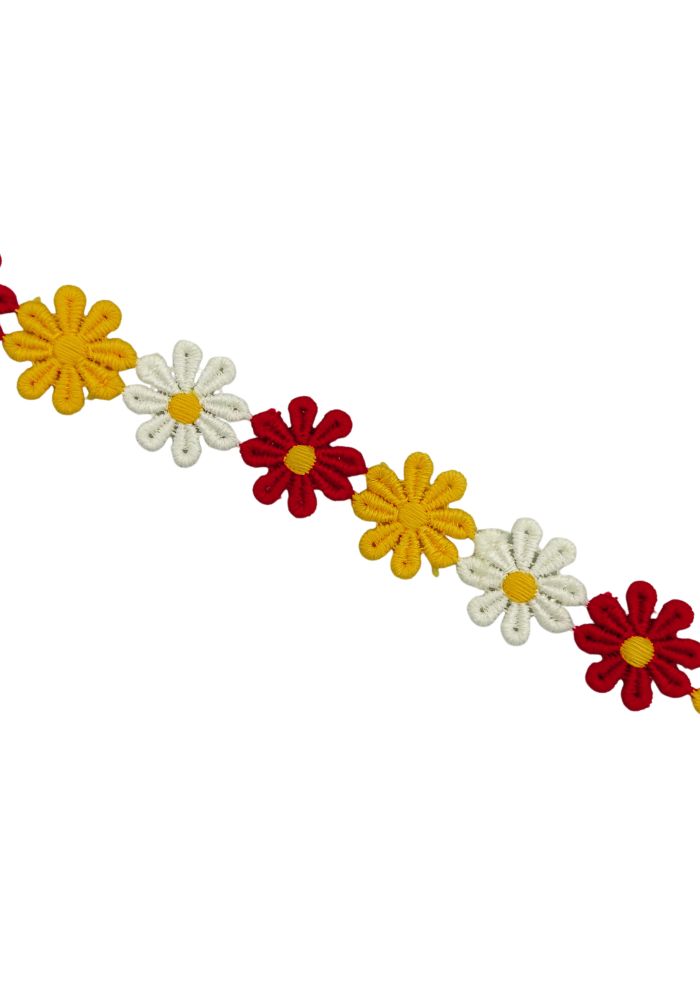 Oeteldonk Fourniturenband Bloemetjes 2,5m - Festivales