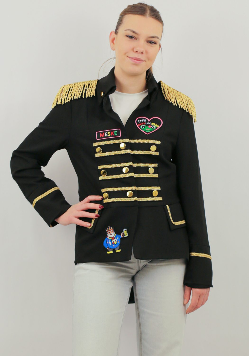 Oeteldonk Jasje - Deluxe - Dames - Gepimpt - Festivales