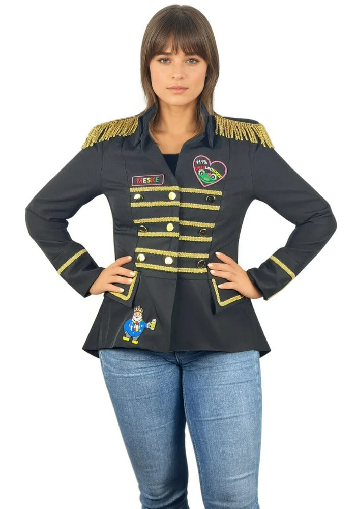 Oeteldonk Jasje - Deluxe - Dames - Gepimpt - Festivales