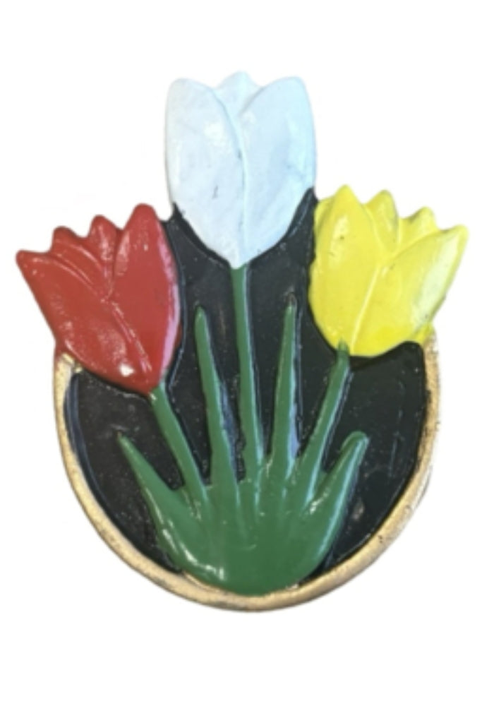 Oeteldonk Broche Klei Tulpen