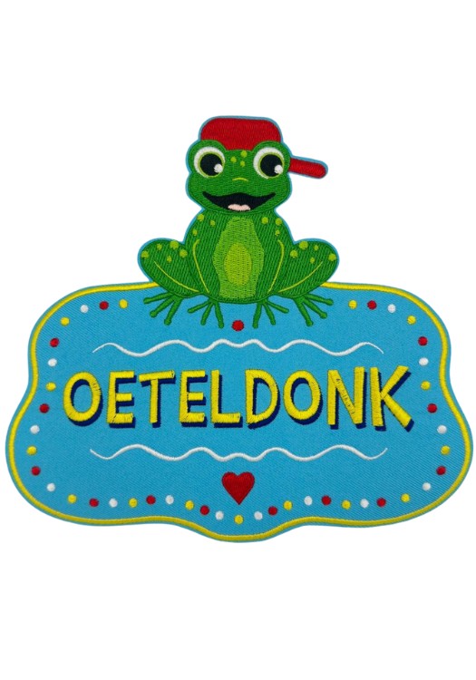 Jongens Blauw Kinderen - Oeteldonk Rugembleem - Festivales