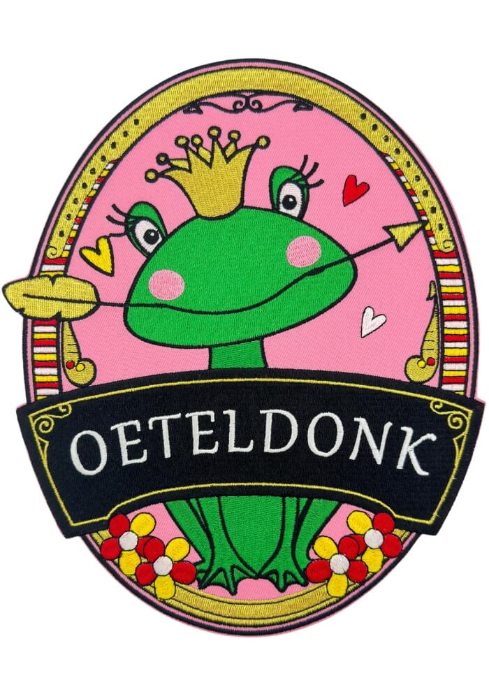 Meske Ovaal Embleem - Oeteldonk Rugembleem - Festivales