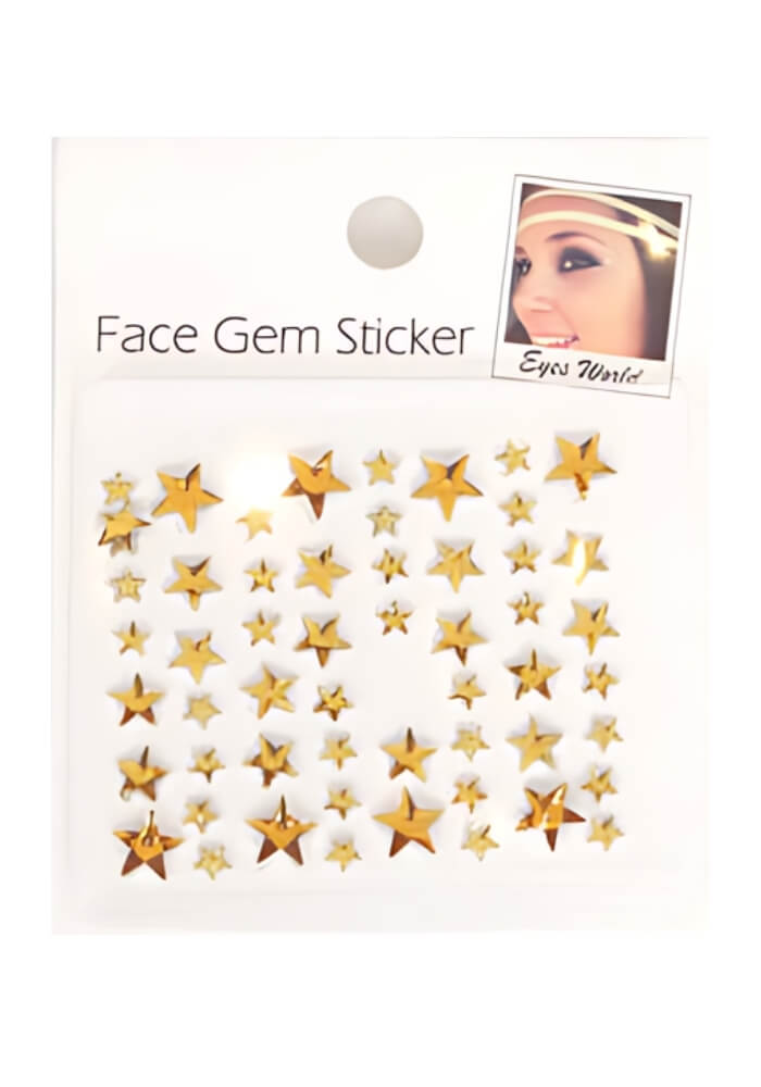 Face Jewels Sterretjes Goud - Festivales