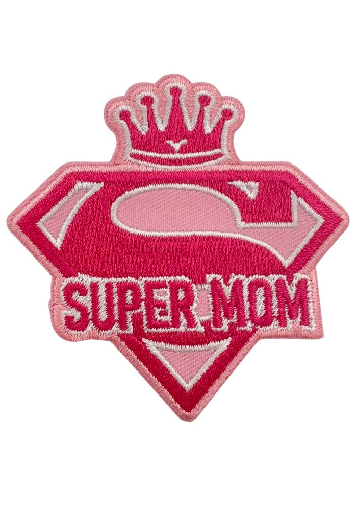 Super Mom Hero Roze - Carnavals Embleem - Festivales