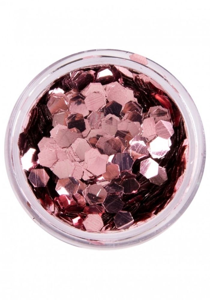 PXP Biodegradable Chunky Glitters 2.5gr Gr. Soft Pink - Festivales