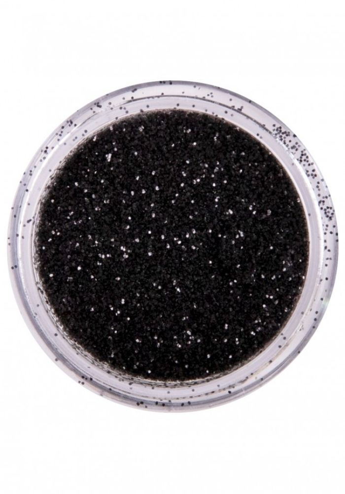 PXP Biodegradable Powder Glitter 2.5gr Pitch Black - Festivales