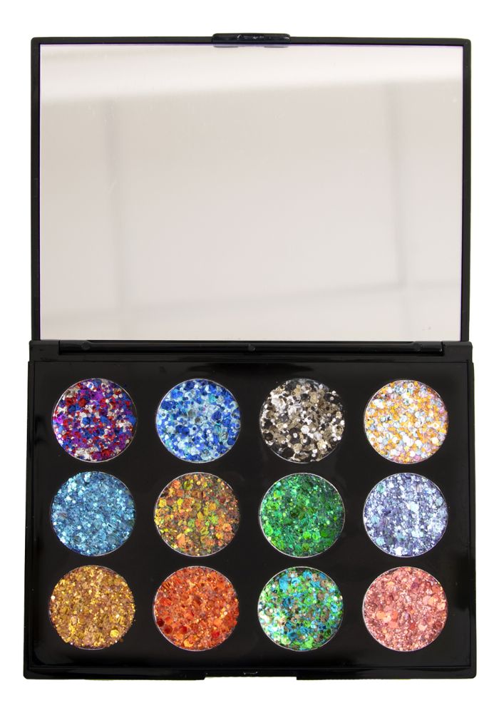 PXP Palette L'Automne Pressed Chunky Glitter Cream 12 Keuren - Festivales