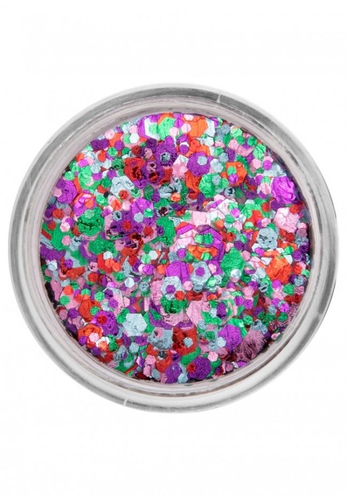 PXP Pressed Chunky Glitter Cream Cherry Blossom 10ml - Festivales