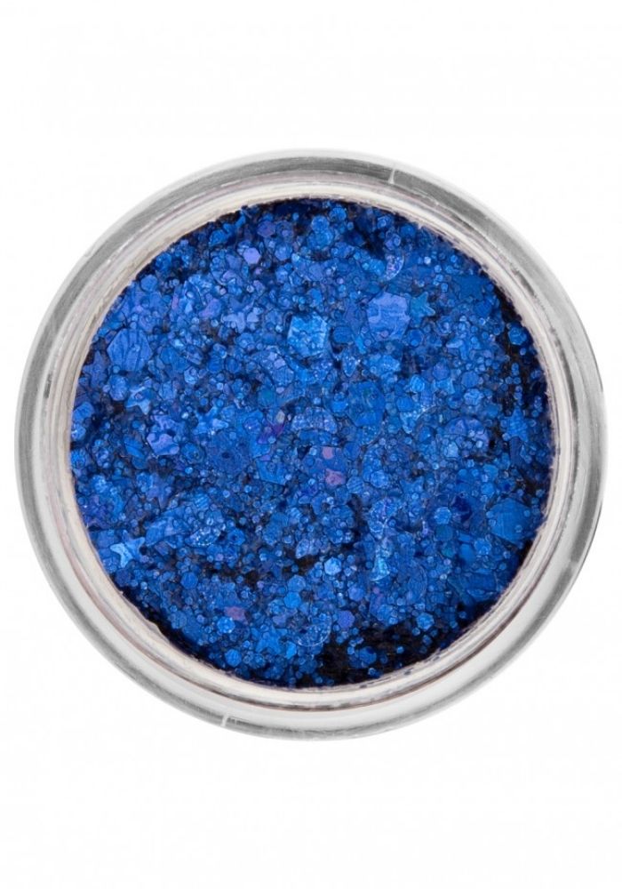 PXP Pressed Chunky Glitter Cream Deep Blue Something 10ml - Festivales