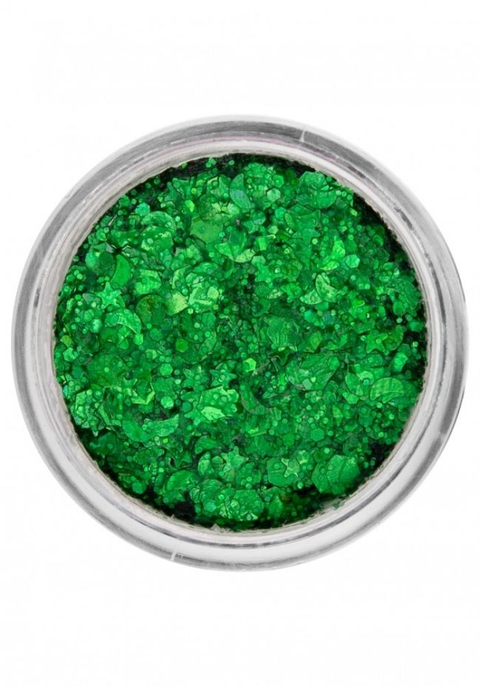 PXP Pressed Chunky Glitter Cream Enchanted Green 10ml - Festivales