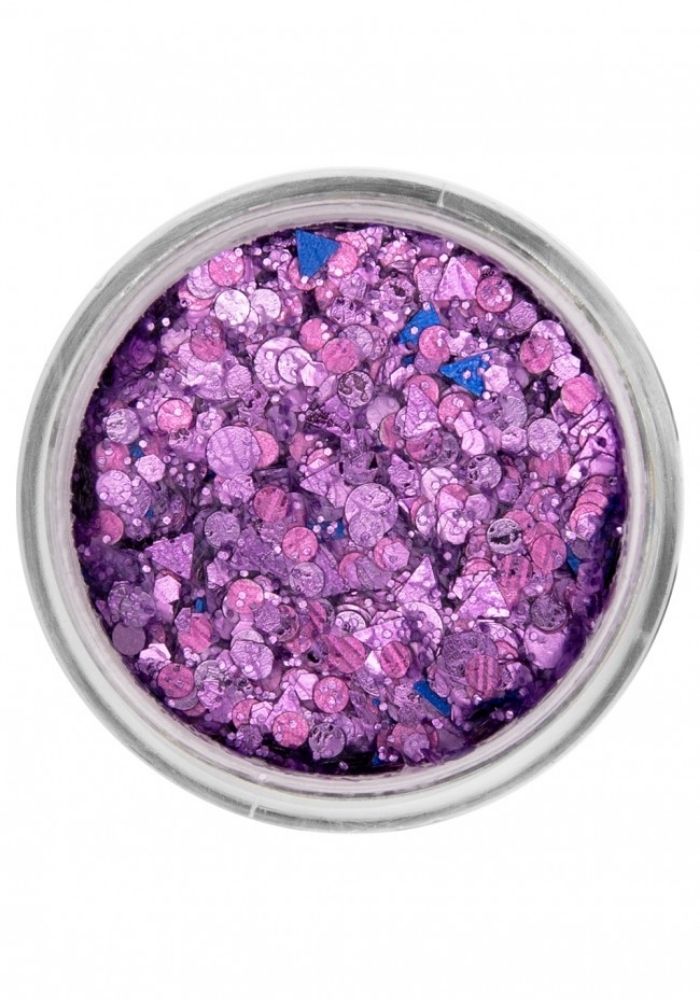 PXP Pressed Chunky Glitter Cream Lavender Scents 10ml - Festivales