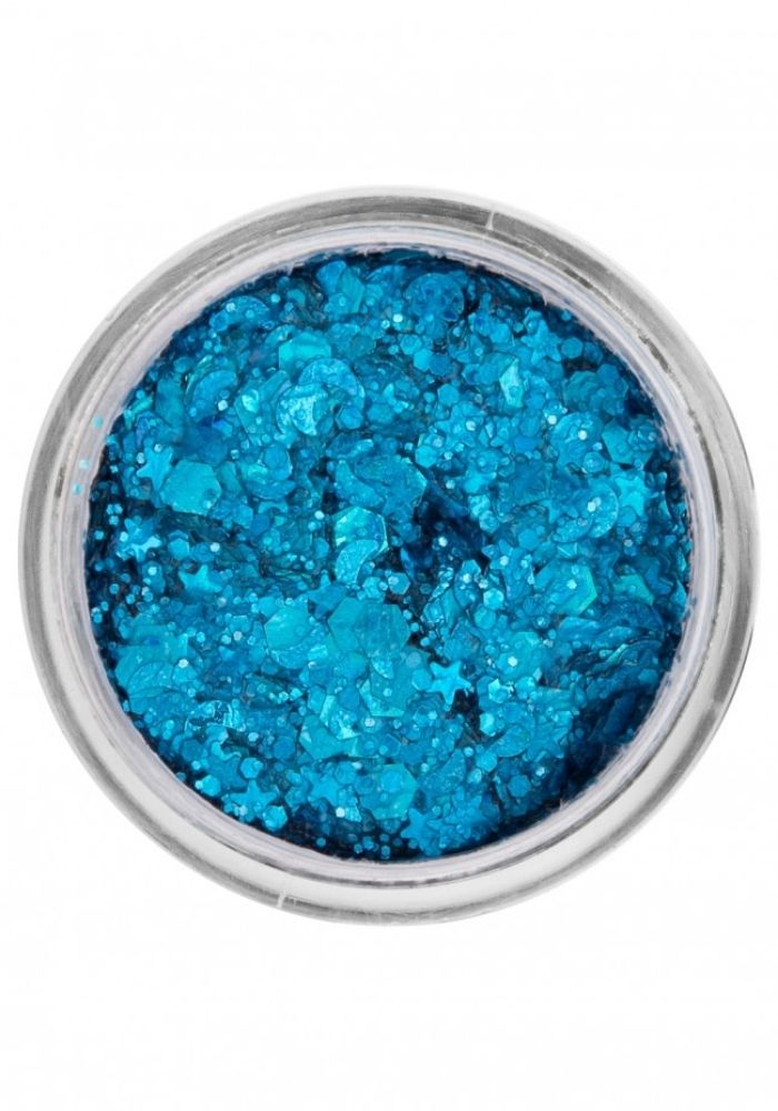 PXP Pressed Chunky Glitter Cream Mystic Blue 10ml - Festivales