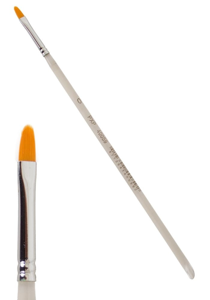 PXP Penseel Plat + Ronde Top Nr.0 Mt. 4mm Breed - Festivales