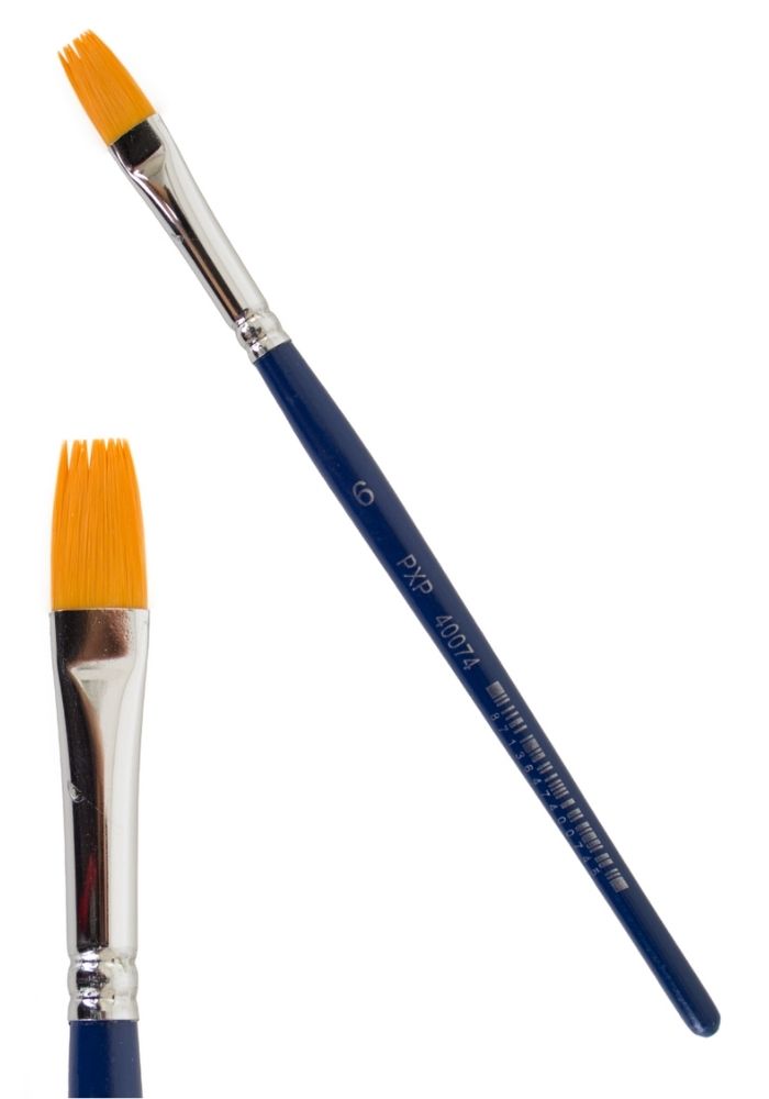 PXP Professional Colours Penseel Plat Nr. 6 Mt. 9mm Breed - Festivales