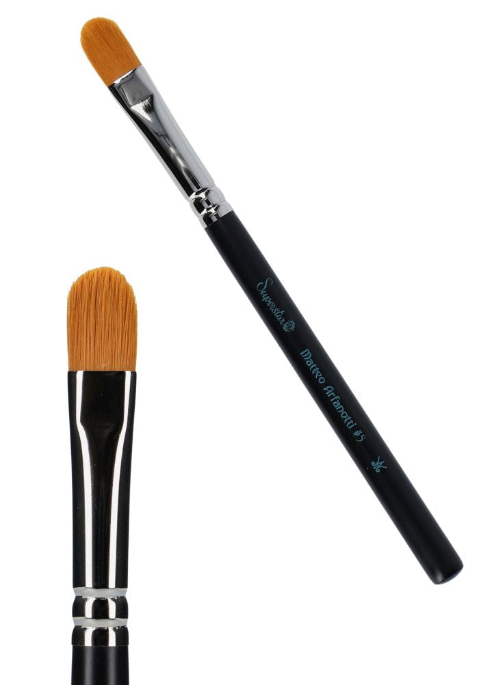 Penseel Matteo Arfanotti Filbert Body Brush #5 - Festivales