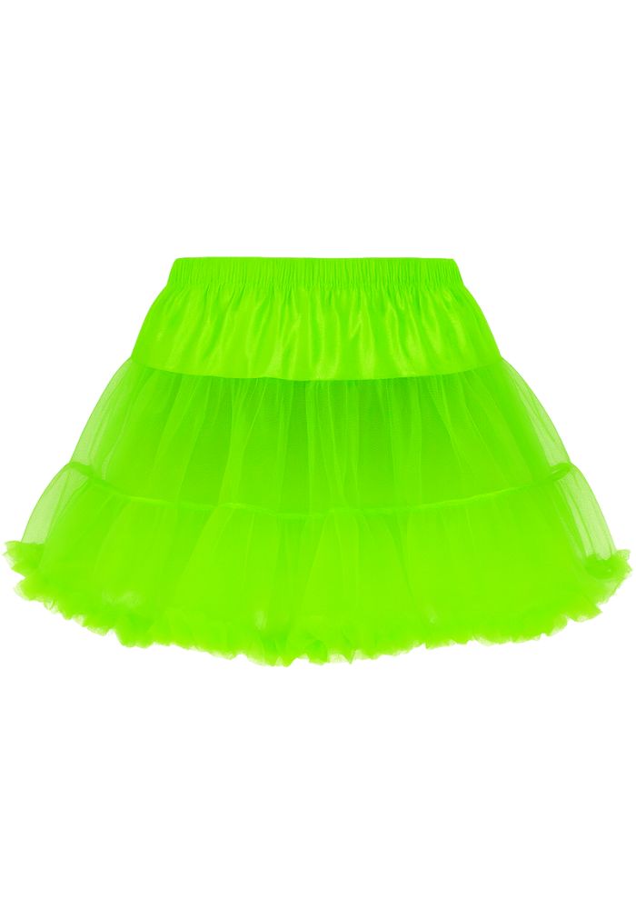 Petticoat Kort Luxe Licht Groen - Festivales