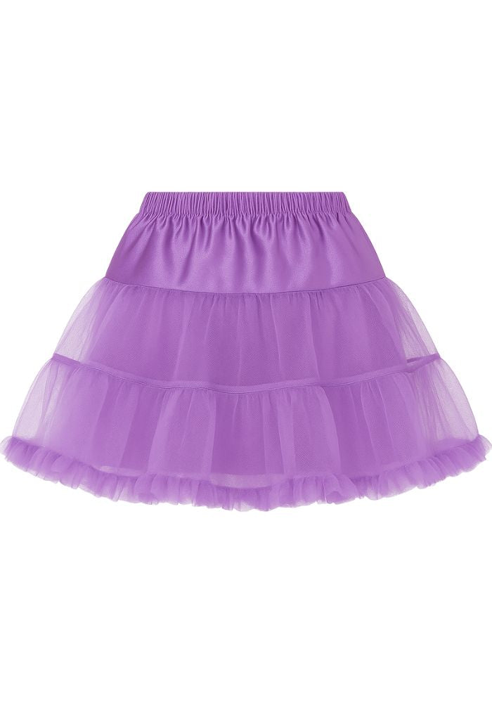 Petticoat Kort Luxe Paars - Festivales