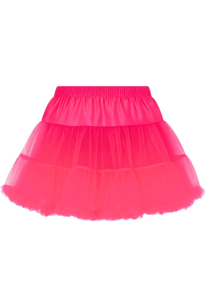 Petticoat Kort Luxe Donker Roze - Festivales