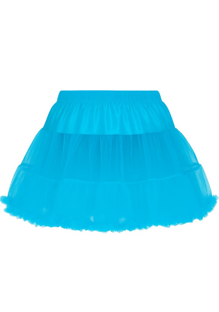 Petticoat Kort Luxe Turquoise - Festivales