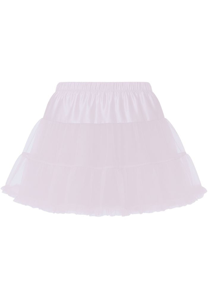 Petticoat Kort Luxe Wit - Festivales